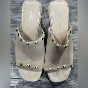 Marc Fisher Suede Wedges